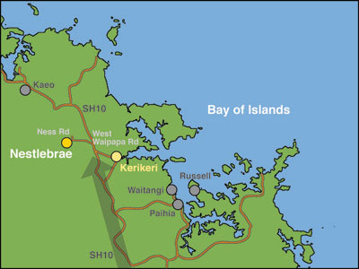 Map showing where I am